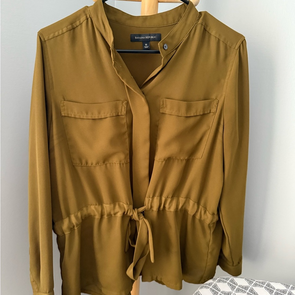 Banana Republic Women's Mustard Blouse